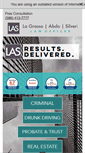 Mobile Screenshot of laslawoffices.com